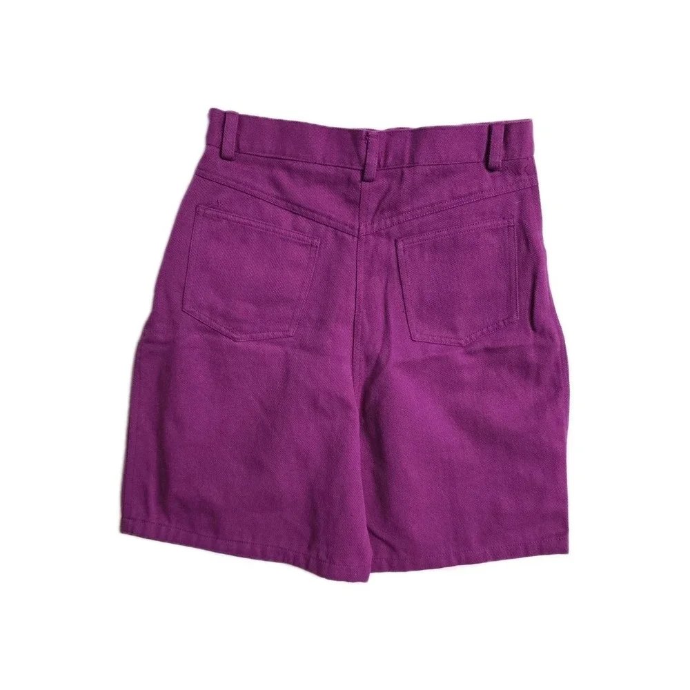 Vintage‎ Women's Shorts Hot Pink Hi-rise Denim  12 Center Isle